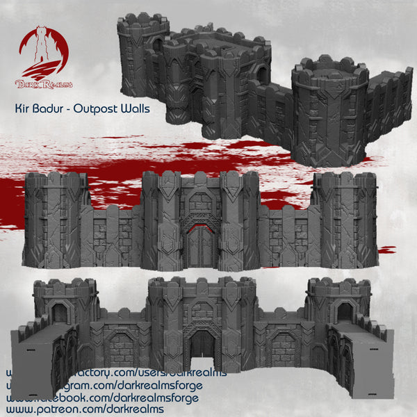 "Forteresse naine", Extension : mur x2